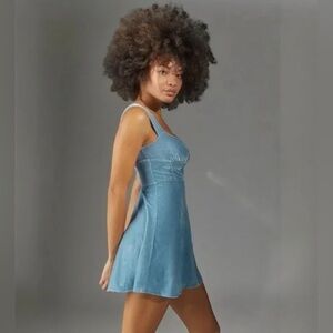 Urban Outfitters Light Blue Denim Mini Dress